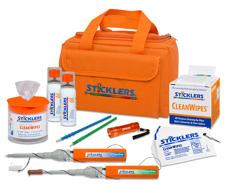 Sticklers™ Fiber Optic Cleaning Kit, High-Volume (2,300+ cleanings)